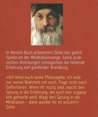 Bücher: Meditationsführer - OSHO – Neu und originalverpackt aus Mauren von Yeelen 3