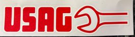Usag Werkzeug Aufkleber Sticker 11.5x2.5cm