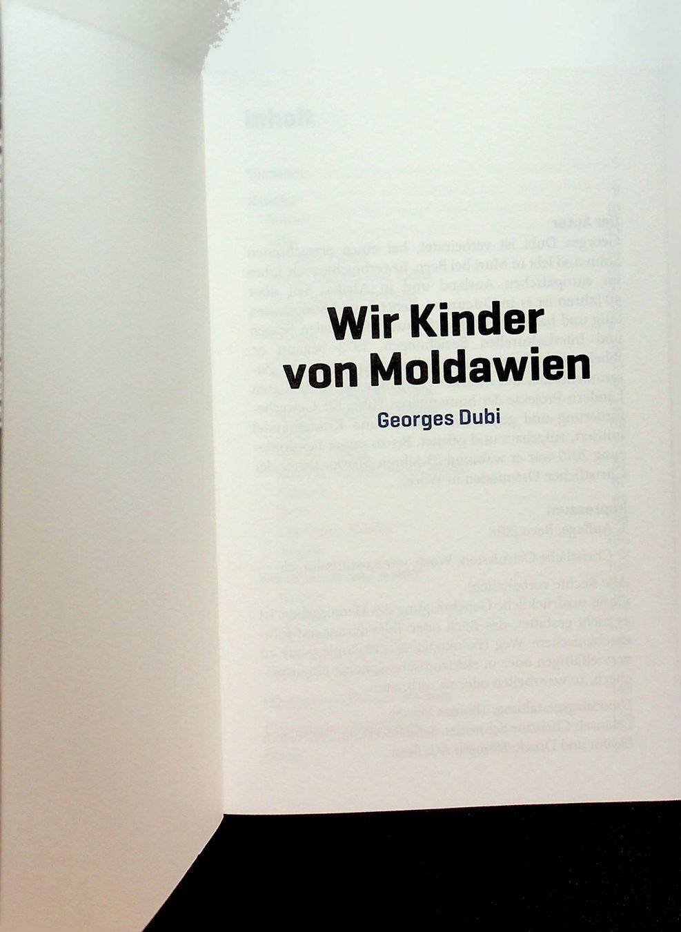 Bücher: Georges Dubi Wir Kinder von Moldawien – Gebraucht aus Reitnau von Zaomir 2