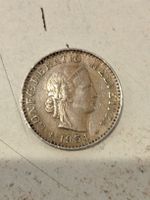 Pièce de 20 centimes suisses année 1951,