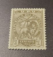 Paraguay 1903 alte briefmarke