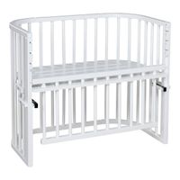 Babybay Beistellbett weiss mit Zubehör 