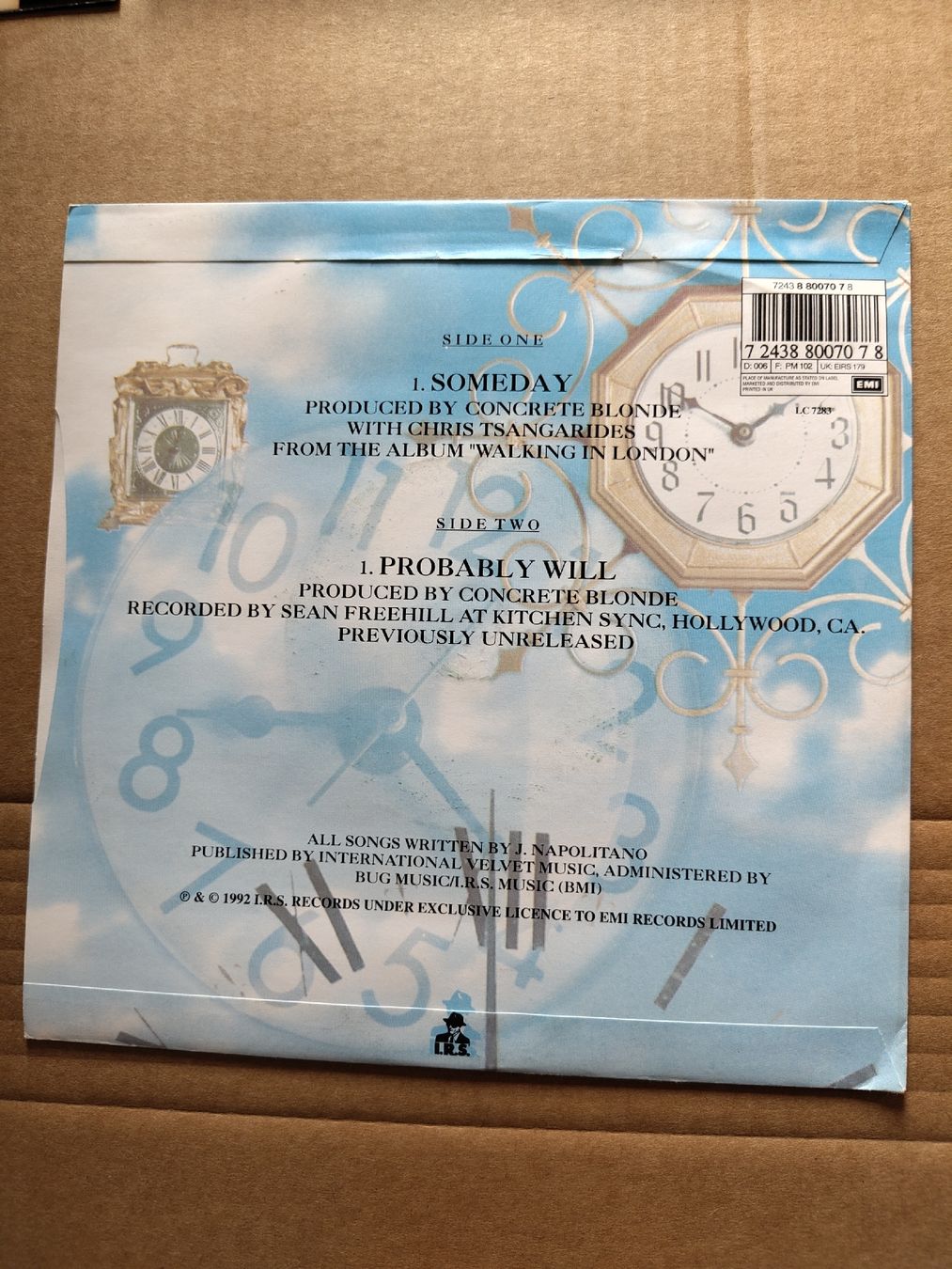 Dischi in vinile: Concrete Blonde - Someday 7" Single – Usato da Büsserach venduto da Bey23 1