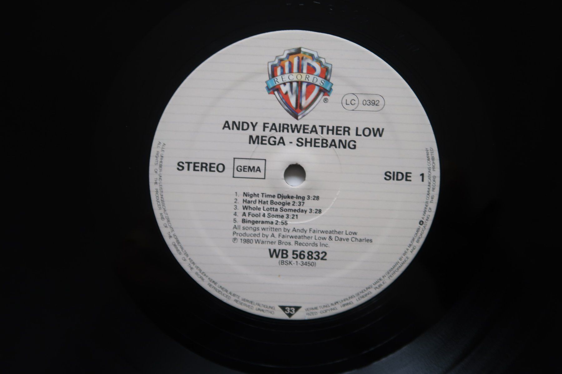 Dischi in vinile: ANDY FAIRWAETHER LOW - MEGA-SHEBANG - VINYL LP – Usato da Basel venduto da Patiscat 2