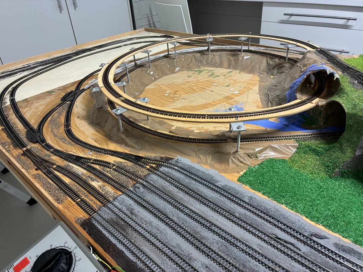 Modellini di ferrovie: Modelleisenbahnanlage Spur N – Usato da Buchs AG venduto da sasami01 2
