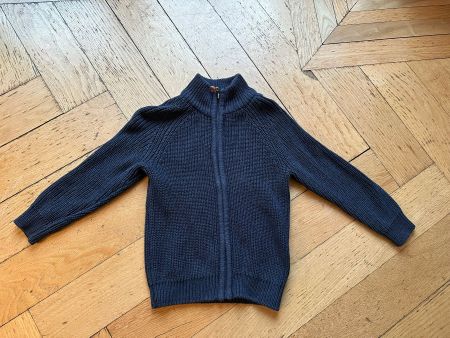 Jungen-Strickjacke mit Reissverschluss von H&M Gr. 110/116