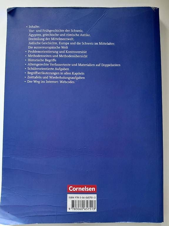 Livres: Schweizer Geschichtsbuch 1 & 2  Cornelsen – D'occasion à St.Gallen par Infinity74 3