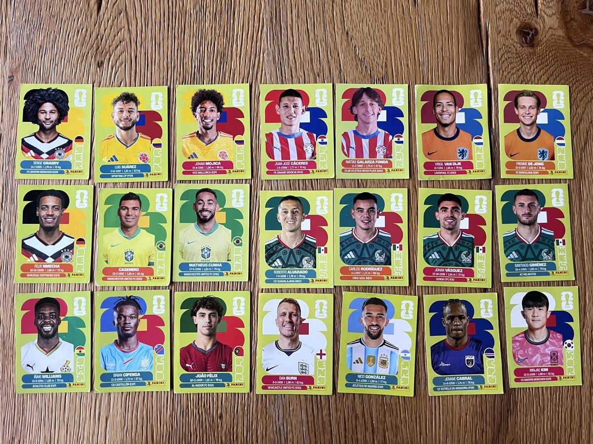 Panini Carte collezionabili: Spielerkleber Panini WM 2026 – Nuovo (secondo la descrizione) da Wädenswil venduto da Eveline034