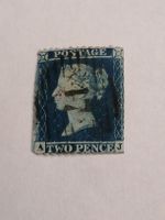 Two Pence Blue 1855 