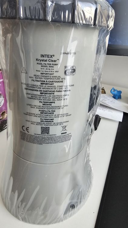Intex Filterpumpen-Dichtungsset 5-teilig – Für 2500 Gallonen Sandfilterpumpen, Ersatzteil-Kit