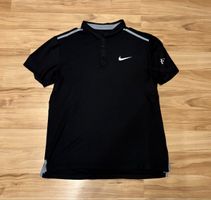 Roger Federer Nike Polo Shirt schwarz oder rot, Top Zustand!