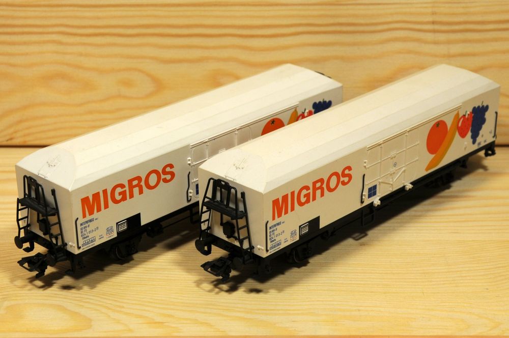 Lot 4 Wagons Frigorifiques Märklin 4429X4 - Échelle HO - Neufs