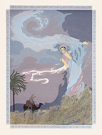 Tableaux: Siebdruck von ERTE " Sandstorm" – D'occasion à Zürich par Nazerali8002