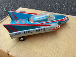 Space Pioneer Blechspielzeug aus den 1960er
