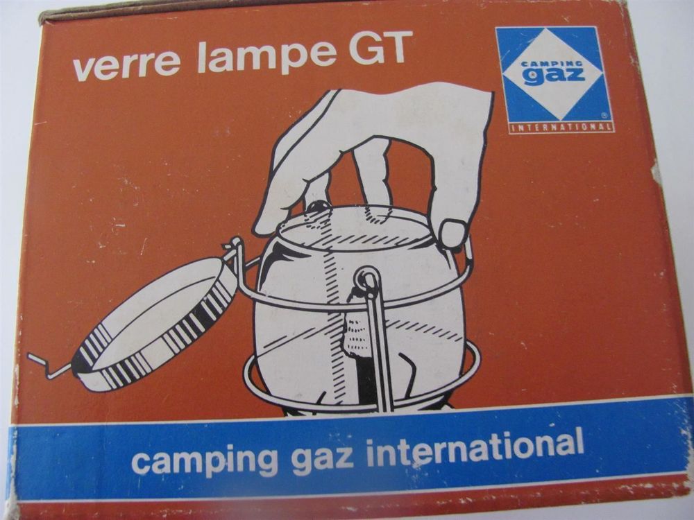 Lanterna da esterno vintage Camping-Gaz - Luce a gas - Camping Gaz Lampe-GT - Italia