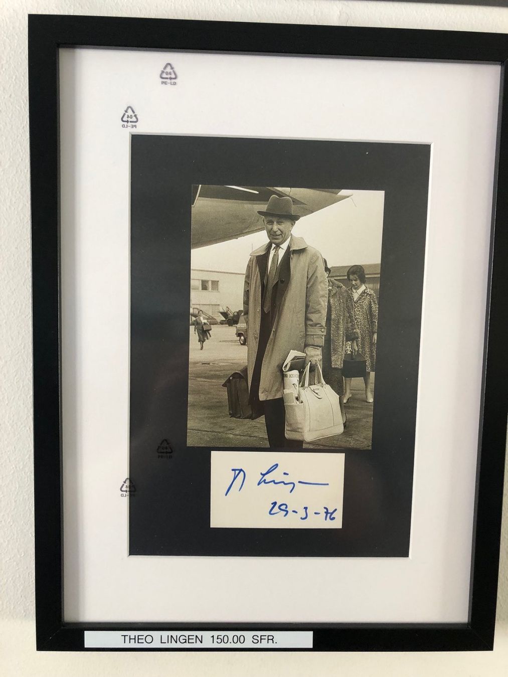 Autografi: THEO LINGEN / Passepartout / Autogramm!! – Usato da Egg b. Zürich venduto da Dbunny