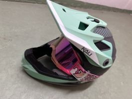 KALI VENDO Downhill Helm mit Brille Grösse L 58-60 cm