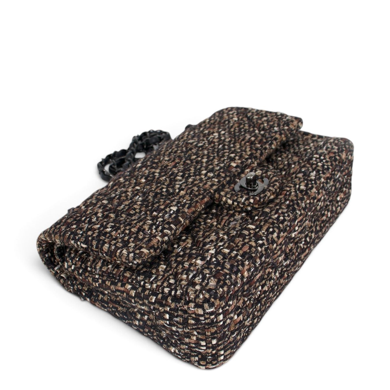 Chanel Taschen für Damen: Chanel Timeless Medium double flap tweed – Gebraucht aus Binningen von Designerlabels 7