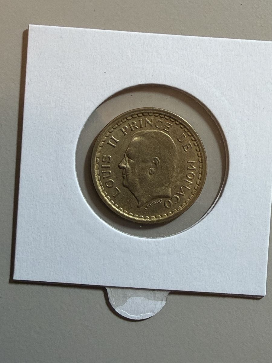 Tutti le monete: Monaco - 1 franc - Louis 2  – Usato da Payerne venduto da Mike1682 1