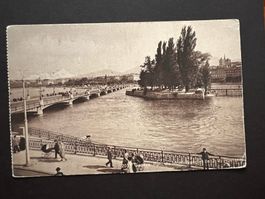 Postkarte Genf mit Pont du Mont Blanc ungelaufen  (P356)