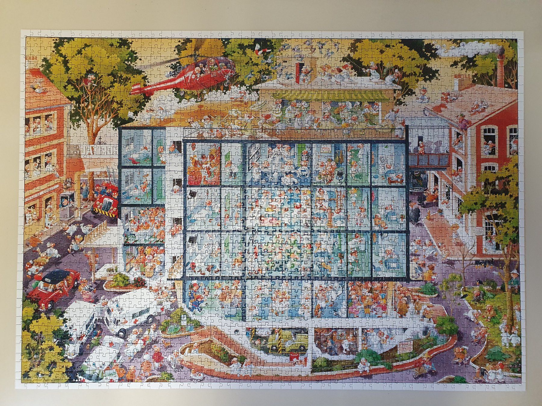 Heye Puzzle: Loup Puzzle - Emergency Room - 2000 Teile – Usato da Stilli venduto da Mos1 1