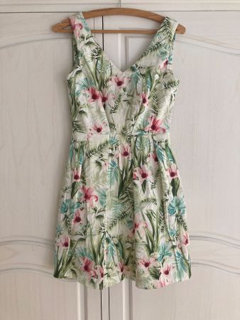 Robe d'été Closet London à motifs floraux, taille 36 (8 UK)