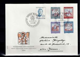 CH FDC Pro Patria Satz 1966