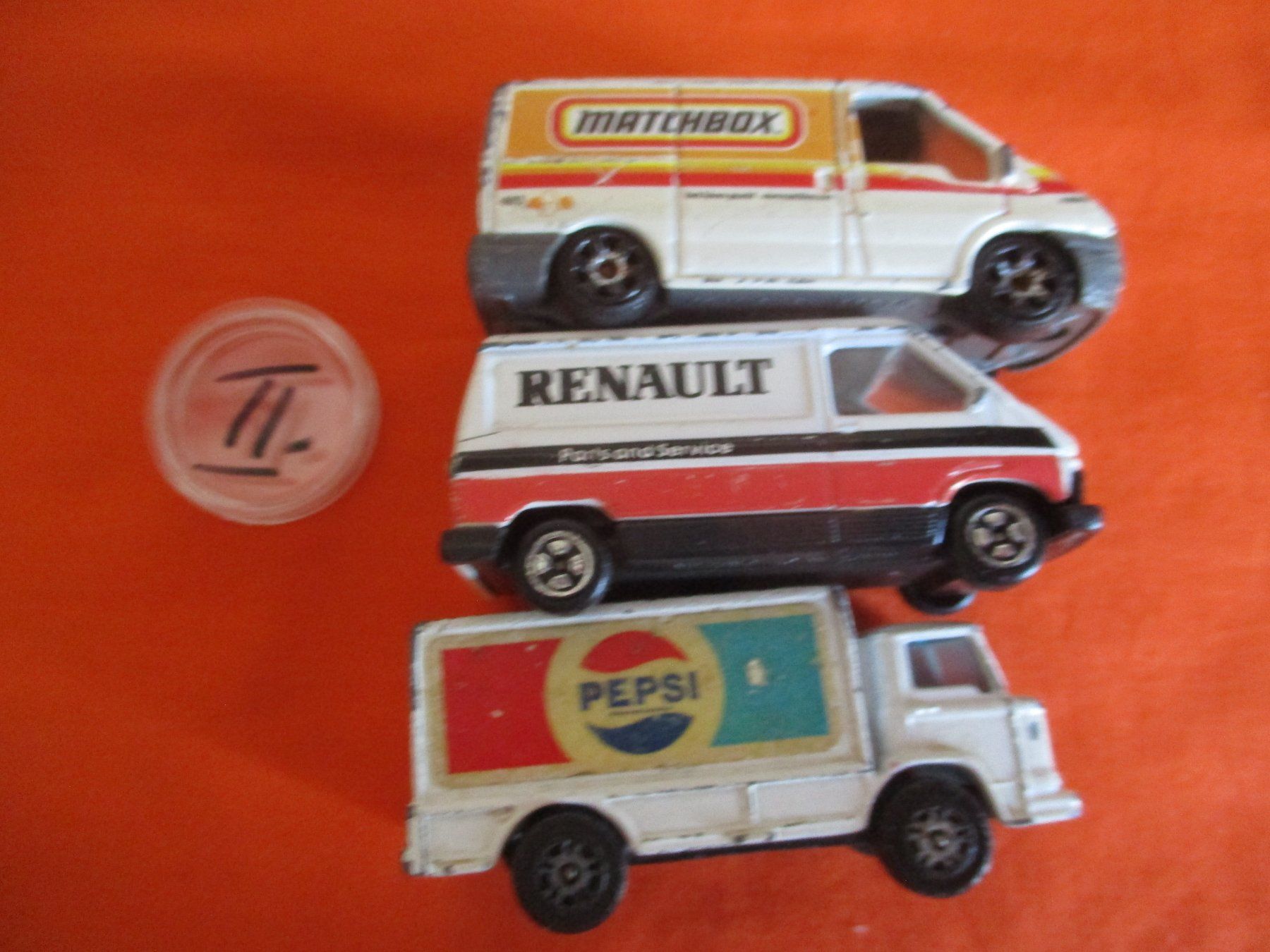 Voitures modèles: Modelauto, Werbeauto, Pepsi, Renault, Matchbox – D'occasion à Birsfelden par alles-muss-raus 1