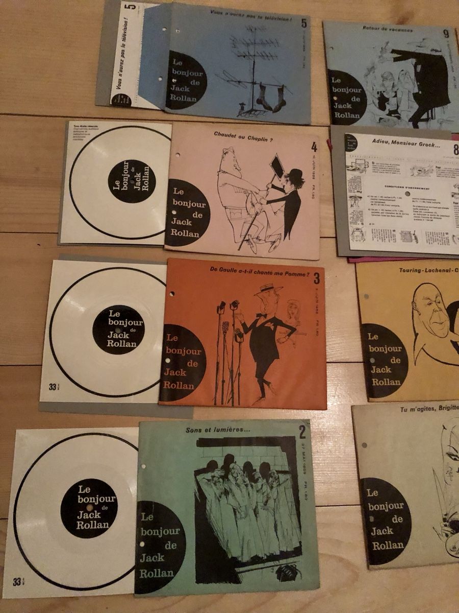 Vinyles: Disque Le bonjour de Jack Rollan – D'occasion à Grangettes-Romont par Guillaumegrangettes 1