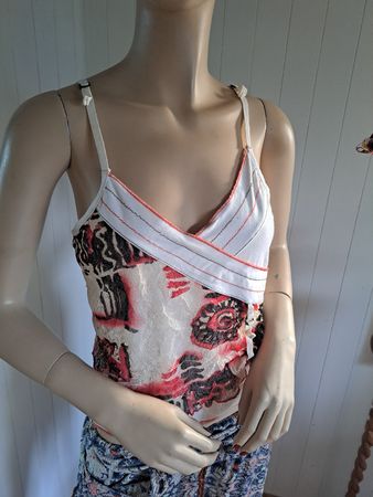PLANETE INTERDITE cropped Top Oberteil y2k Vintage T3 38