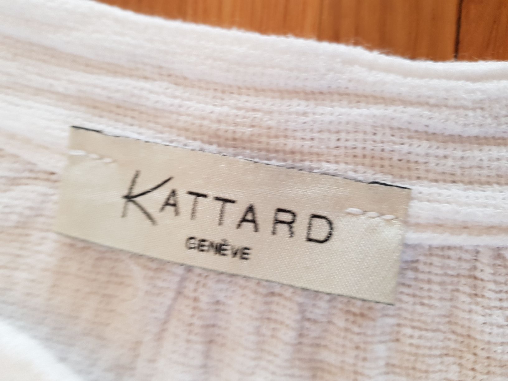 Camicette: Blouse Kattard blanc, coton et lin, Taille 40/42. – Nuovo (secondo la descrizione) da Veyrier venduto da sosozizou 1
