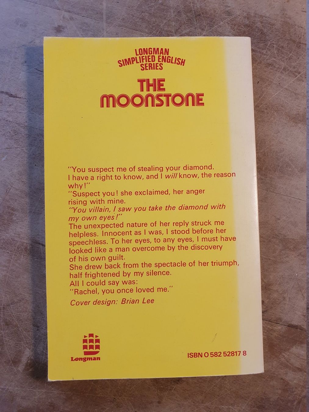 Libri: The Moonstne Wilkie Collins Longman – Usato da Zürich venduto da loosebone 1