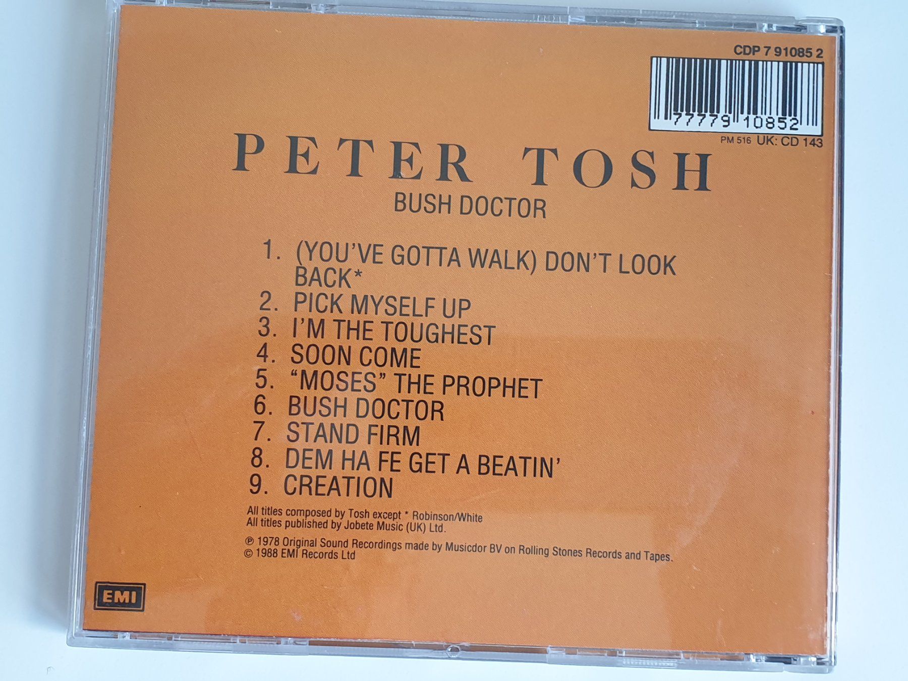 CDs: CD "Bush Doctor" von Peter Tosh – Gebraucht aus Uster von Andreas7 1