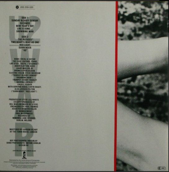Dischi in vinile: U2 - War - Disque Vinyle Original 1983 - VG+ – Usato da Etoy venduto da vin_hss9 1