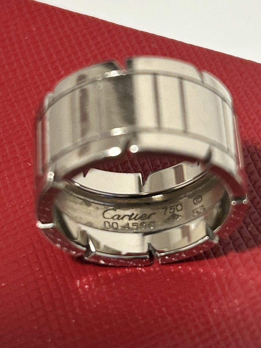 Cartier Anelli: Cartier bague Tank or blanc – Usato da Burgdorf venduto da nat_kfq5 1
