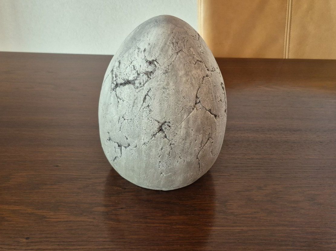 Tutte le decorazioni: Osterdeko: Osterei aus Steinguss mit Crackle-Optik – Usato da Eggersriet venduto da Fredb