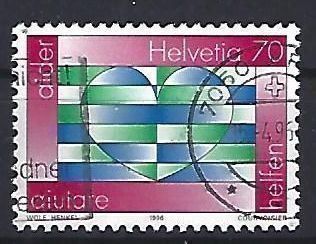 Alle Briefmarken: 1996 - Werbemarken / Helfen – Gebraucht aus Schaffhausen von poststamp