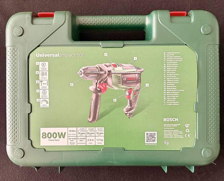 Bohrmaschinen: Bosch Schlagbohrschrauber 800W – Gebraucht aus Basel von ko.ns.ti 1