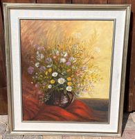 grosse Blumen Stilleben signiert Bachmann   (ID XXL13)