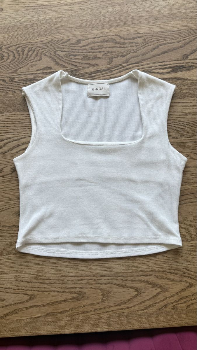 Top: Damen Crop Top weiss Grösse S – Usato da Kloten venduto da S_m00 1
