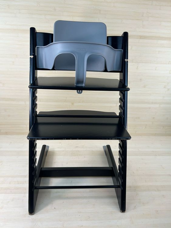 Stokke® Tripp Trapp inkl. Babyset & Kissen / Schwarz 2