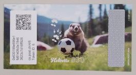 Swiss Crypto Stamp 4.0 ID 6 "Fussball" mit NFT
