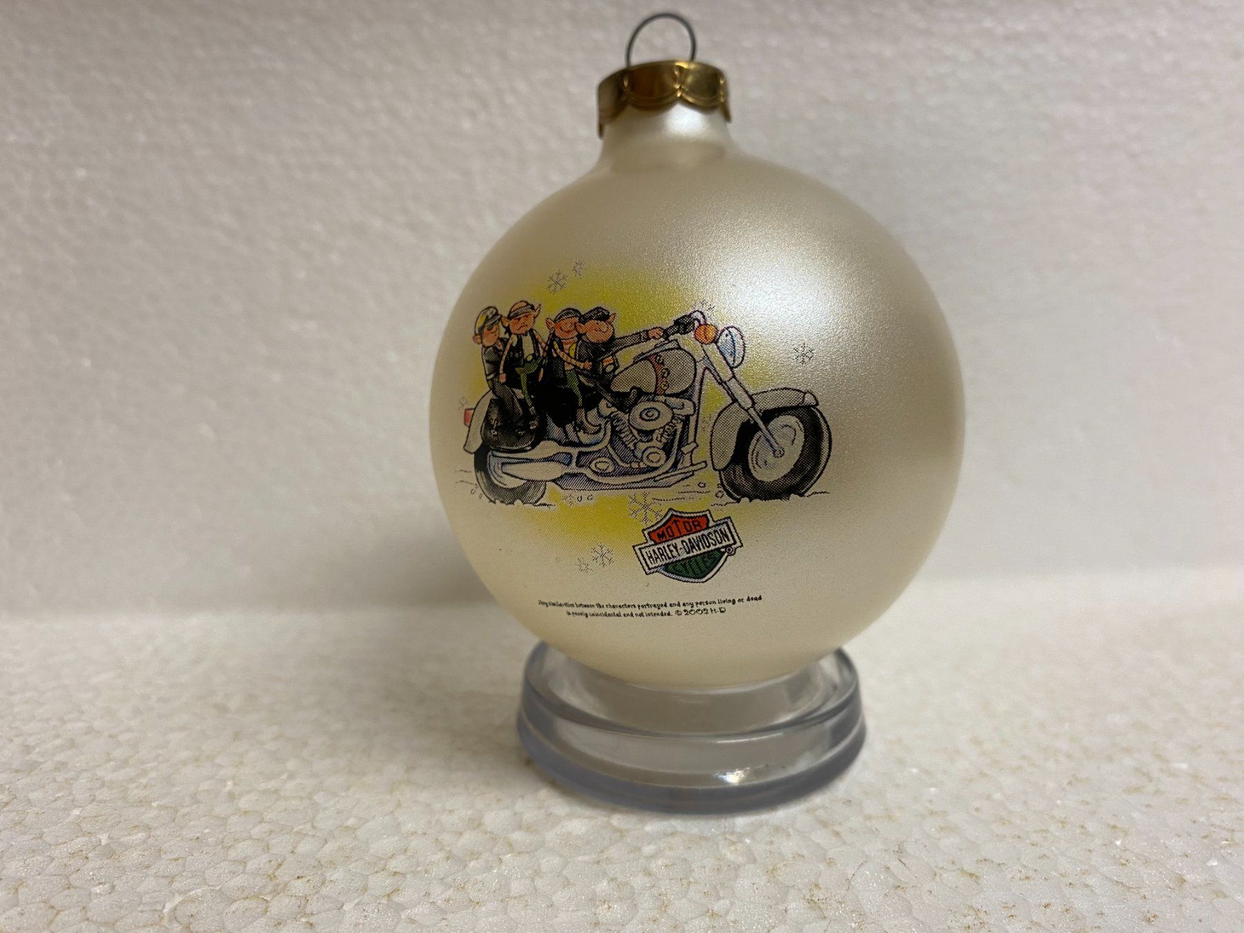 Harley-Davidson Alle Dekorationen: 4 Harley-Davidson Weihnachtskugeln Set Limited Edition – Neu (gemäss Beschreibung) aus Berg TG von Electrolux23 4