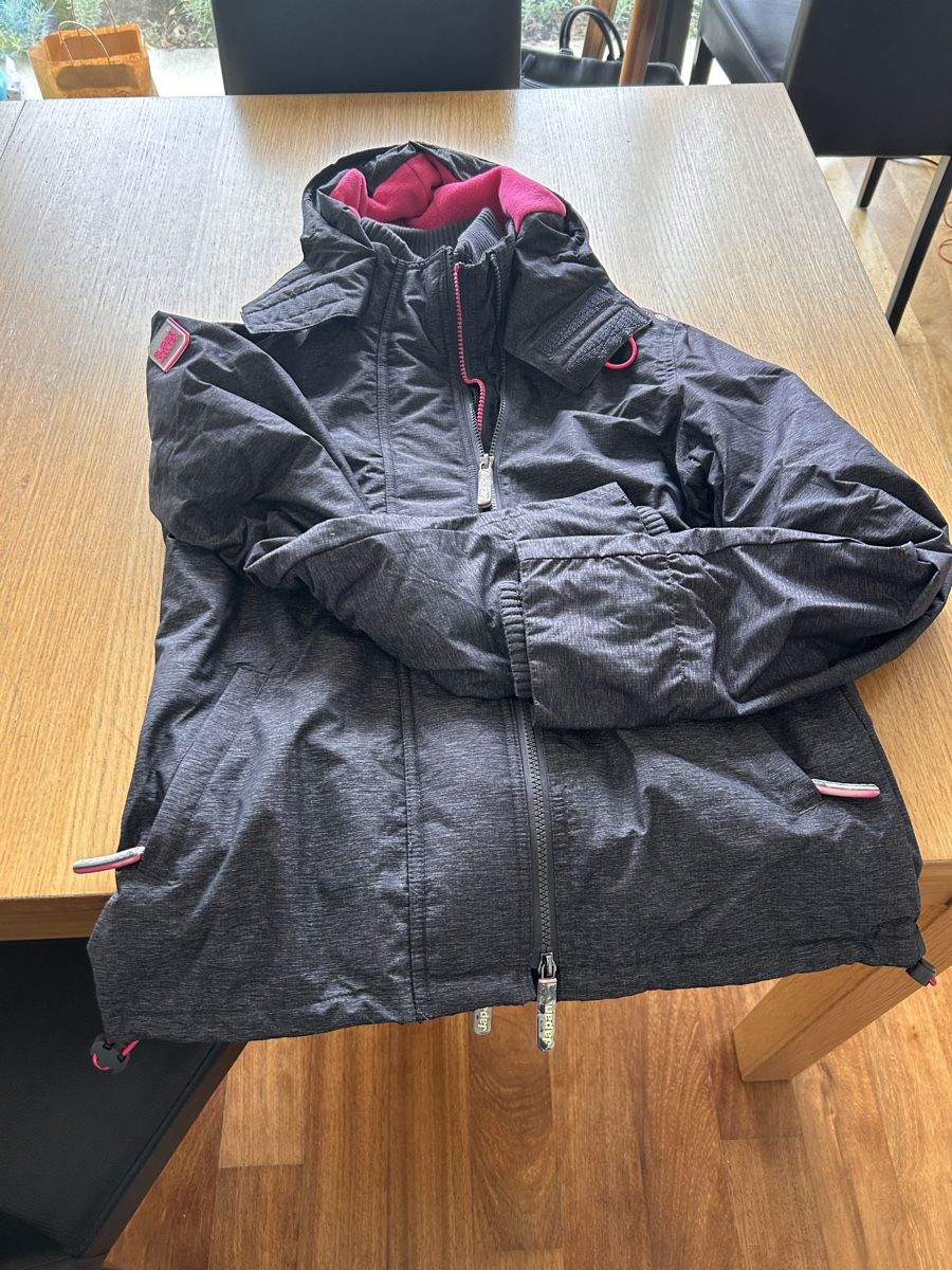 Superdry Giacche: Superdry Winterkacke - dunkelgra, Gr. M – Nuovo (secondo la descrizione) da Stallikon venduto da mimi4u