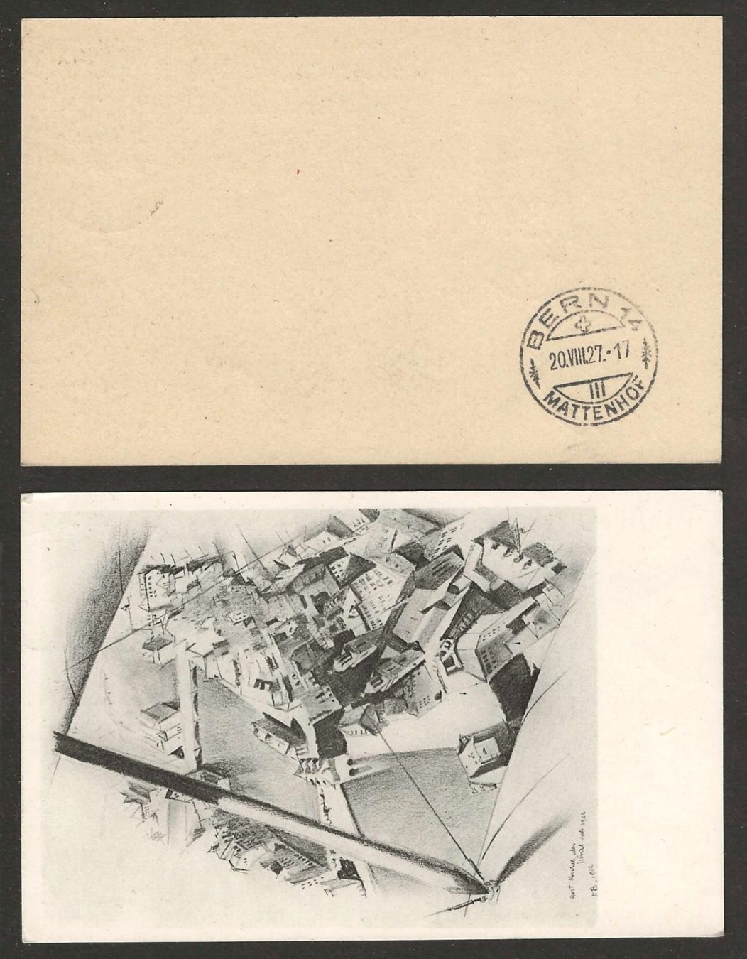 Tutti i francobolli: 4 CH Flugpost Karten ab 1927 – Usato da Gümligen venduto da Geniusbuy 2