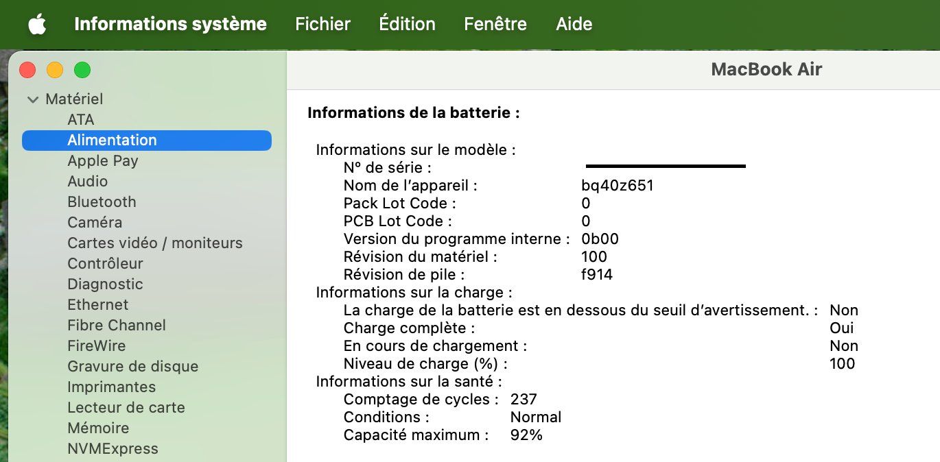 Apple Notebook: Macbook Air 2022 / Puce M2 / 8Go Ram / 1Tb SSD – Usato da Geneve venduto da floma_ 6