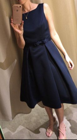 Cocktail-Kleid, navi, Grösse XS