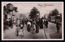 Berlin, Partie am Leipzigerplatz mit Str