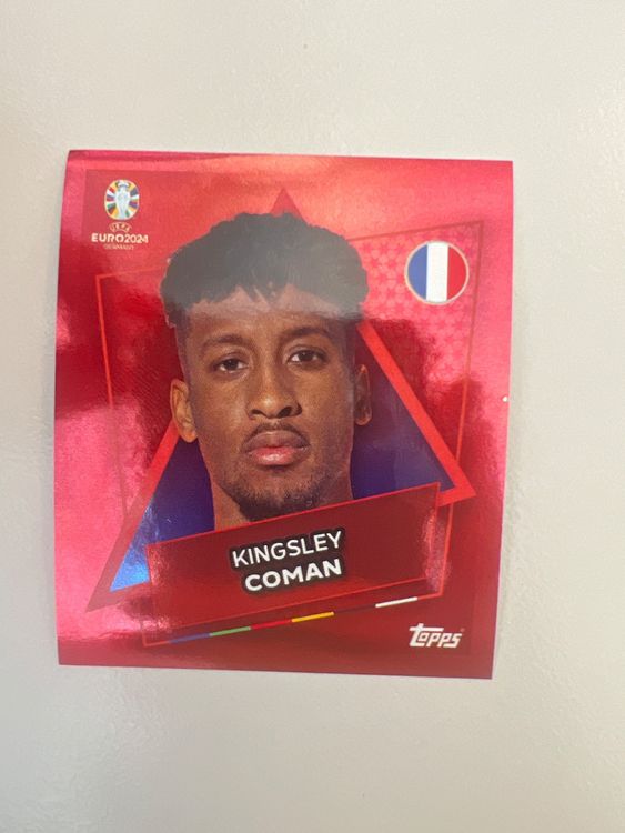 UEFA EURO 2024 Germany – Topps Sticker: Kingsley Coman (FRA SP) Star Player