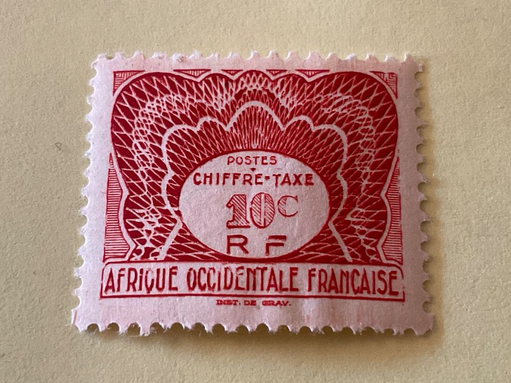 Französische Westafrikanische Briefmarke | Kaufen auf Ricardo